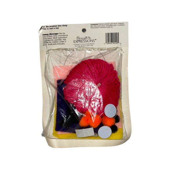 NIP Creative Expressions Critter Club for Kids Craft Activity Set 5 Characters - Picture 7 of 7